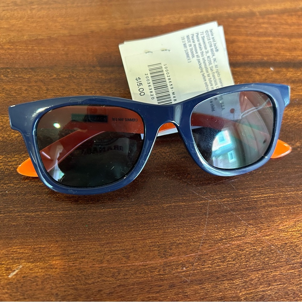 Kids Janie & Jack boys sunglasses age 2-4